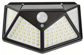 Lampa solarna z czujnikiem ruchu i zmierzchu - 100 led zewnętrzna ścienna