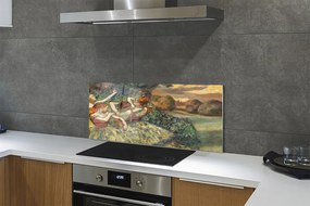 Panel nad Blat Kuchenny Cztery Tancerki - Edgar Degas