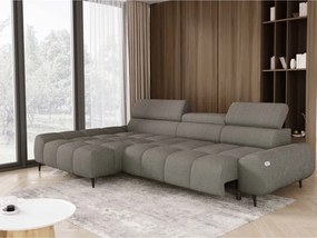Narożnik SANTO S lewostronny z elektrycznym wysuwem siedziska, z funkcją RELAX oraz regulowanymi zagłówkami CURIO 83 WERSAL
