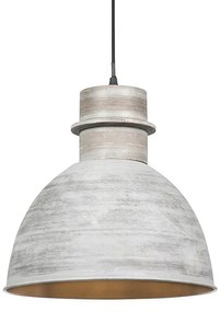 Inteligentna lampa wisząca szara 30 cm w komplecie z żarówką A60 z Wi-Fi - Dory Nowoczesny Oswietlenie wewnetrzne