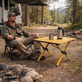 Składany stolik turystyczny Trekon 0122, 59x59 cm