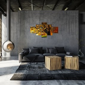 Obraz jesiennego drzewa (125x70 cm)