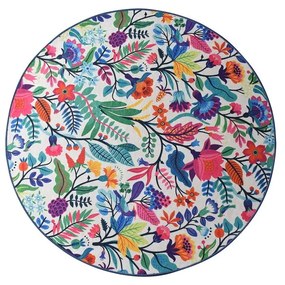 Dywanik łazienkowy Foutastic Wild Garden Circle, ø 100 cm