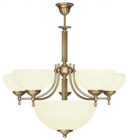 Mosiężny żyrandol V-S6A