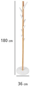 Wieszak na kurtki i płaszcze, wys. 180 cm, Finja, WENKO