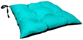 Poduszka wodoodporna na krzesło ogrodowe Oxford turkus 50x50