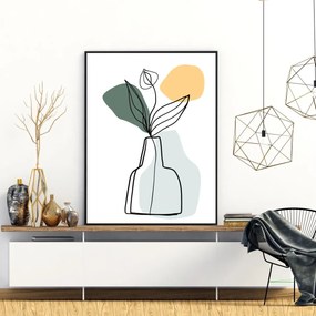 Plakat - Roślina w wazonie (A4)