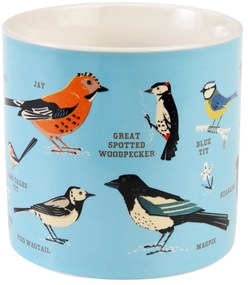 Niebiesko-kremowy ceramiczny kubek 350 ml Garden Birds – Rex London