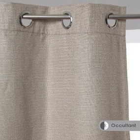 Zasłona gotowa ma przelotkach NATTE, 140 x 260 cm