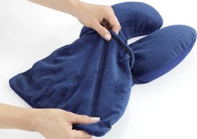 Poduszka podróżna 2 w 1: rogal lub jasiek