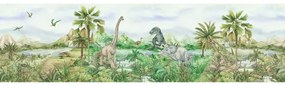 Dekoracyjny pas samoprzylepny Dinno, 500 x 9,7 cm
