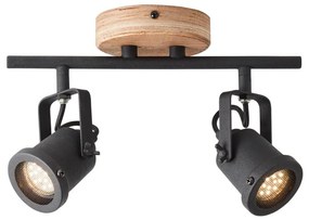 Brilliant - Oprawa punktowa INGE 2xGU10/6W/230V sosna