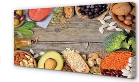 Obraz drukowany na płótnie Zdrowa Kompozycja Warzywna