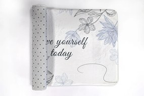 Dywanik łazienkowy Dywanik łazienkowy Kwiaty Minimalistyczny