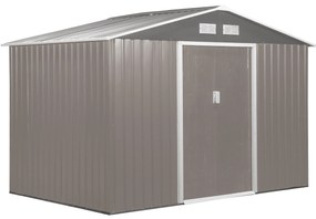 Outsunny Szopa Ogrodowa - Budynek Dla Narzędzi Ogrodowych 4x3, Trwały, Aosom PL