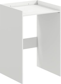 HOMCOM Szafka łazienkowa wnękowa z otwartą półką, szafka łazienkowa do małych pomieszczeń, 64 x 60 x 97,5 cm, Biały | Aosom PL