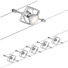 Paulmann 94133 - ZESTAW 5xGU5,3/10W Oświetlenie punktowe MAC 230V chrom