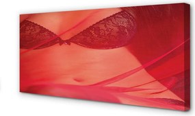 Obraz na płótnie Kobieta w Czerwonym Tiulu