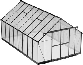 Szklarnia 245 x 305 x 488 cm, wzmocniona konstrukcja, poliwęglan 6 mm