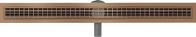 Mexen Flat 360° M33 odpływ liniowy obrotowy 100 cm, miedź szczotkowana - 1C33100-40