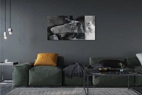 Zdjęcie na płótnie Ludzie pod Czarnym Niebem