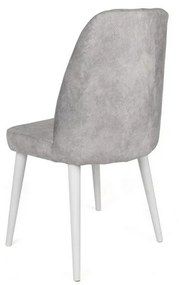 Zestaw krzeseł do jadalni Dallas Grey and White, 2szt.