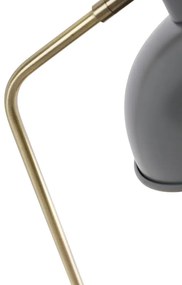 Lampa stołowa w stylu Retro, szara z brązem - Milou Nowoczesny Oswietlenie wewnetrzne
