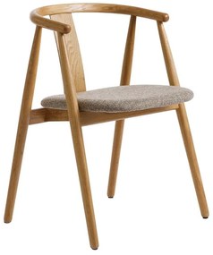 Beżowo-naturalne krzesło Relate – Unique Furniture