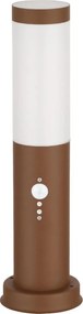 Brilagi - Zewnętrzna lampa z czujnikiem 1xE27/15W/230V 40 cm IP44 brązowa
