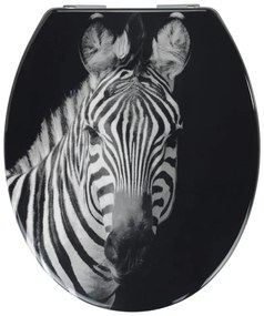 Deska sedesowa wolnoopadająca 37,5 x 45 cm Zebra – Allstar