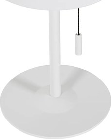 Lampa stołowa zewnętrzna biała z LED, 3-stopniowy ściemniacz, ładowanie i zasilanie słoneczne - Ferre