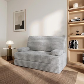 Masseno Sofa piankowa LADIA z funkcją spania - Jasnoszary - TILIA 86 / Bez stelaża