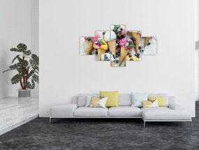Obraz z lodami (125x70 cm)