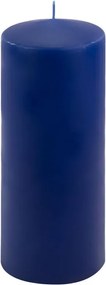 Zestaw słupkowych świec, 25 cm, Ø 10 cm, niebieski, 2 sztuki