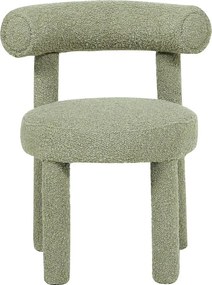 Krzesło 62x80x58 cm zielone Leith LET77DS