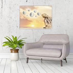 Obraz na szkle - Czas medytacji (70x50 cm)