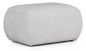 Jasnoszary podnóżek z materiału bouclé Mirel – Rodier
