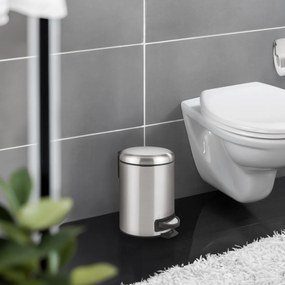 Wenko Kosz na śmieci z pedałem Leman 3 l, stalnierdzewna, 3 l