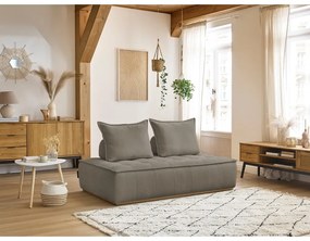 Szarobrązowa sofa z materiału bouclé 175 cm Elisa – Bobochic Paris