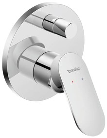 Jednouchwytowa bateria podtynkowa Duravit WaveChrom - 2 tryby wylewki - 12,5 × 16,2 × 8,9 cm