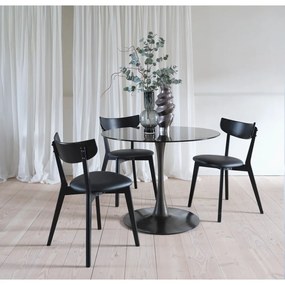 Czarne krzesła zestaw 2 szt. Pero – Unique Furniture