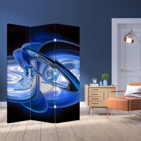 Parawan - Niebieska abstrakcja (126x170 cm)