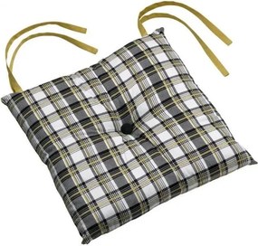 Poduszka na krzesło COTTAGE 38x38 cm, wzorzysta