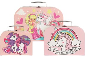 Zestaw kuferków dla dzieci Little Pony, 3 szt.