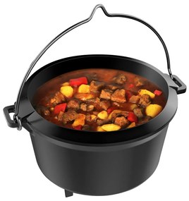 Tepro 8231 Garnek żeliwny z pokrywką Dutch Oven, 4 l