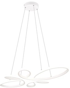 Biała lampa wisząca LED Fly – Trio