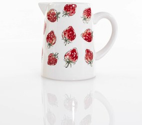 Dzbanek ceramiczny STRAWBERRY, w truskawki,600 ml