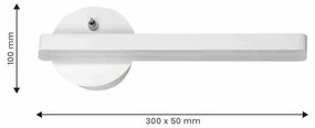 Kinkiet biały SYDNEY 6W LED WHITE prawy