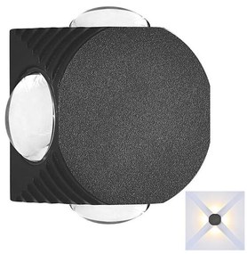 LED zewnętrzna lampa ścienna LED/4W/230V 4000K IP54 czarna