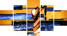 Obraz obrazu abstrakcyjnego (125x70 cm)